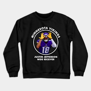 JUSTIN JEFFERSON - WR - MINNESOTA VIKINGS Crewneck Sweatshirt